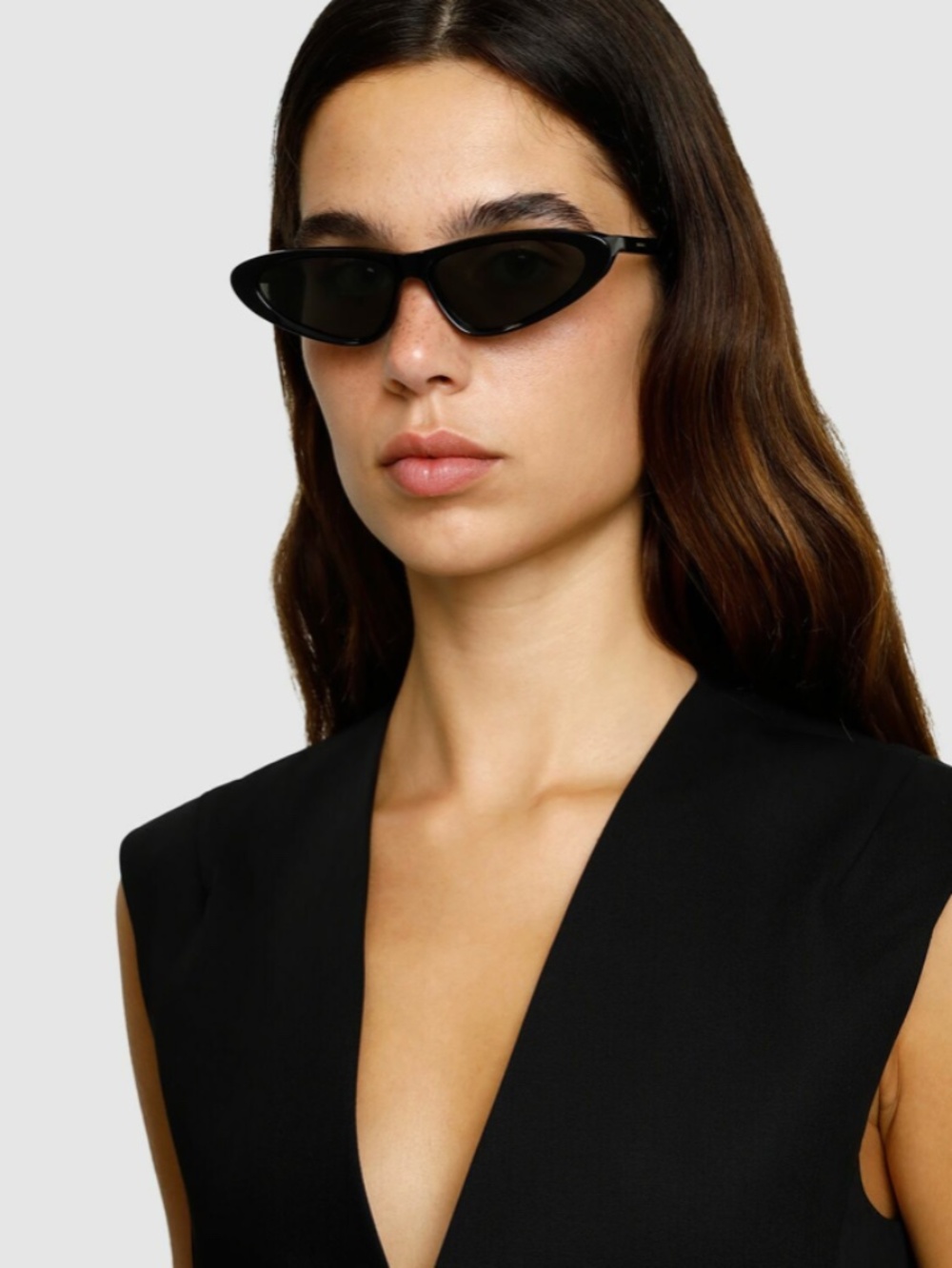 Zimmermann Lumino Micro Cat Eye Acetate Sunglasses Black